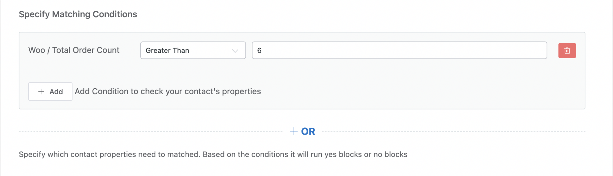 Condition block groups 1
