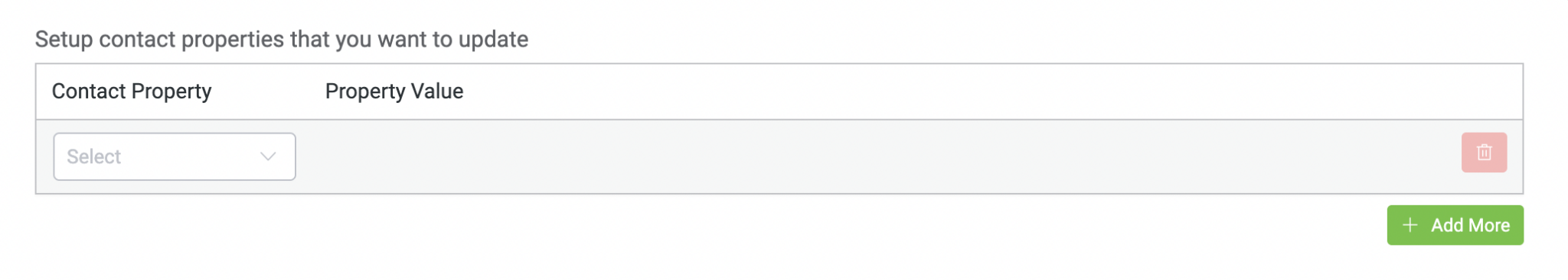 Input values pair properties